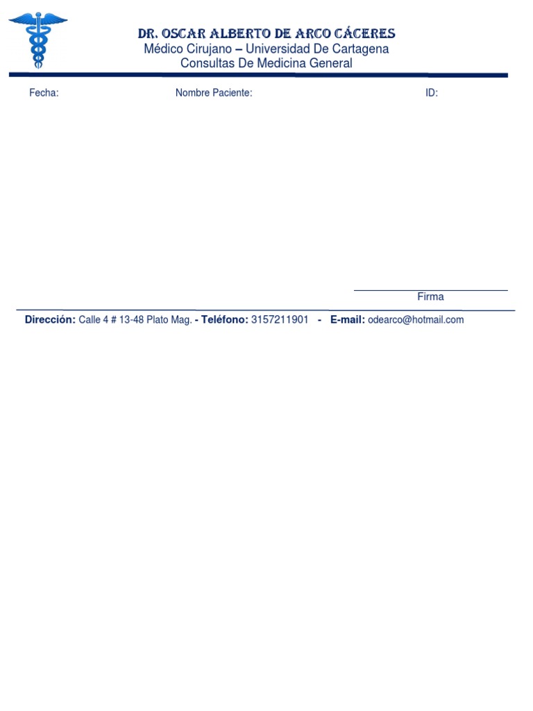 Formato Formula Medica PDF | PDF