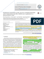 Simultaneous Quantitation of Folic Acid and 5-Methyltetrahydrofolic Acid in Human Plasma by HPLC-MS/MS