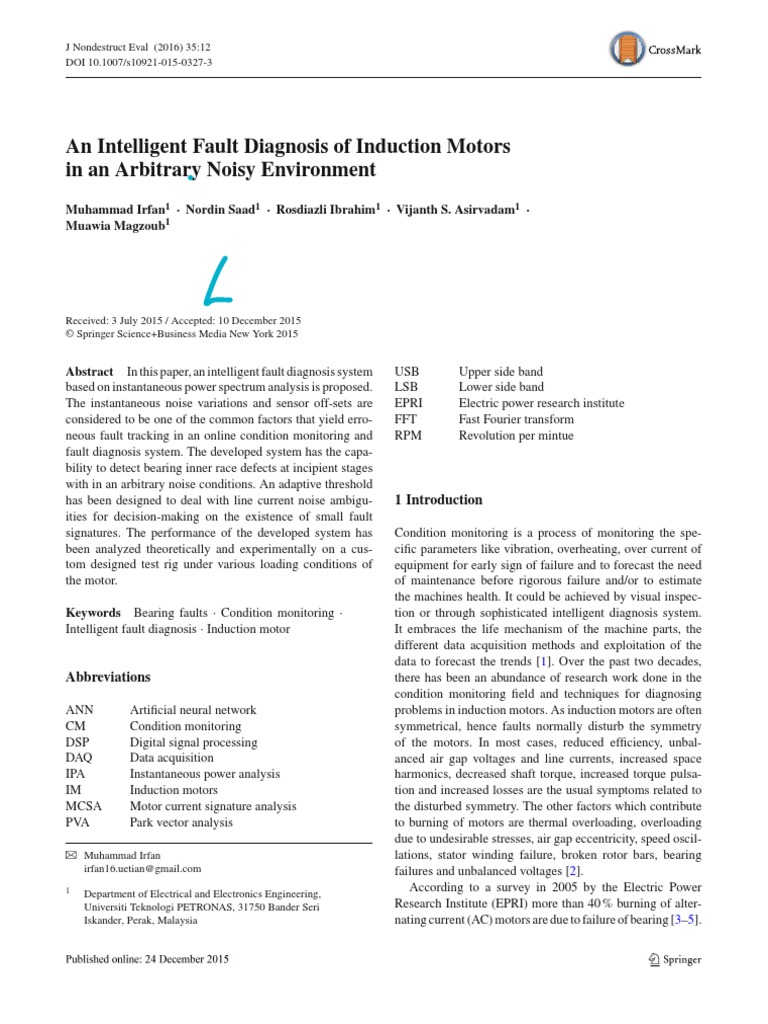 يس PDF Electric Motor Bearing (Mechanical)
