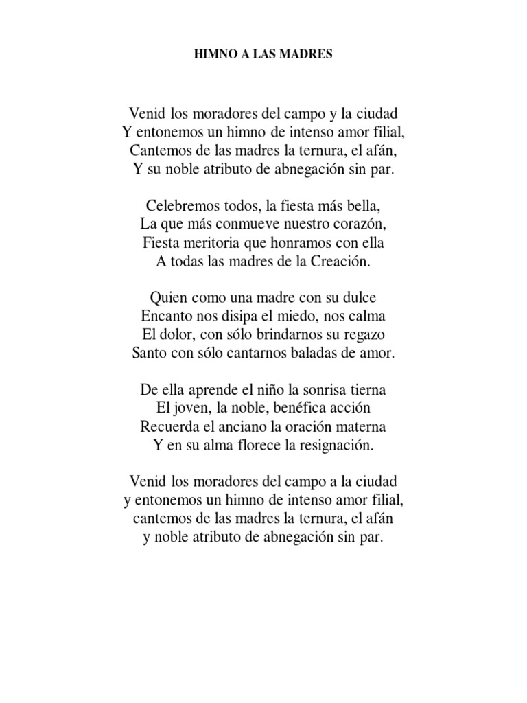 Himno De Las Madres , Historia del Himno a las Madres Dominicanas – XFQS