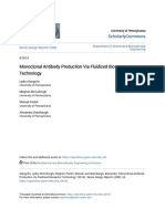 Monoclonal Antibody Production Via Fluidized Bioreactor Technolog PDF