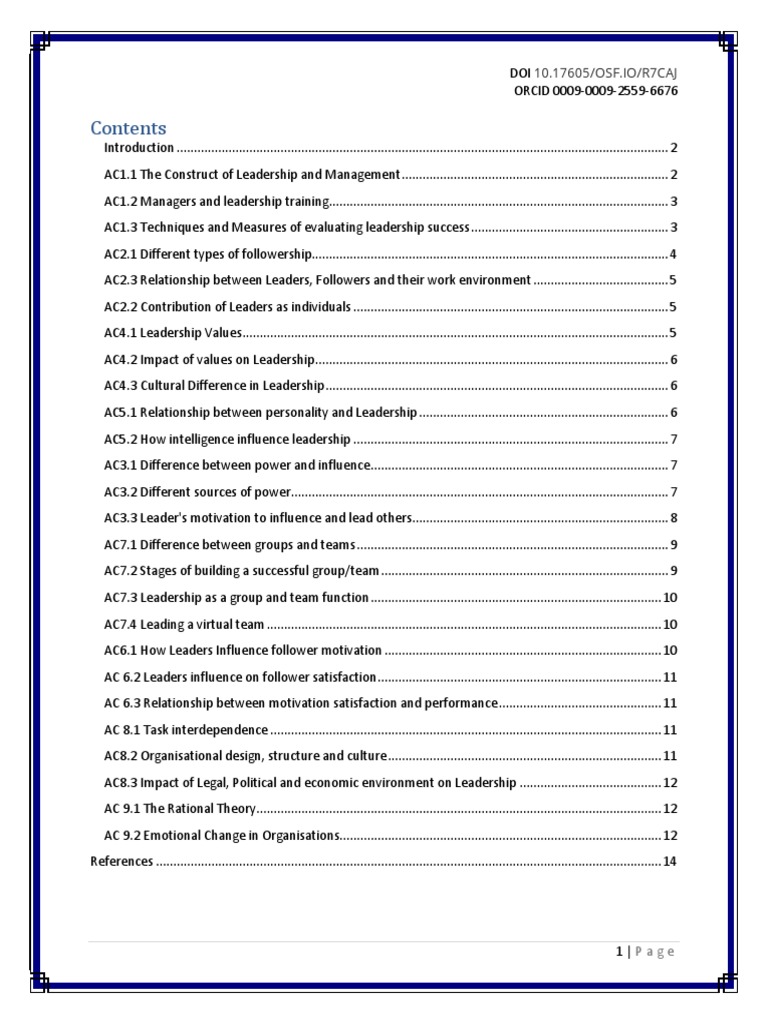 Dynamics of Leadership PDF