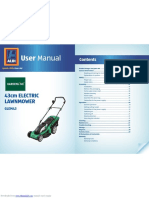 43cm Electric Lawnmower User Manual
