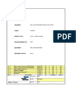 Wellhead Desander Vessel Data Sheet for Khuft-Hawiyah Area Project