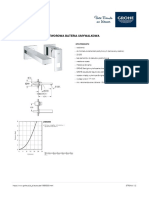 GROHE Specification Sheet 19895000 PDF