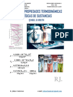 Tablas de Prop. Termodinamicas y Fisicas de Sustancia