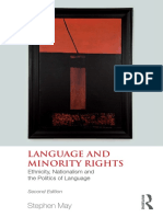 Language and Minority Rights Ethnicity Nationalism and The Politics of Language Stephen May PDF