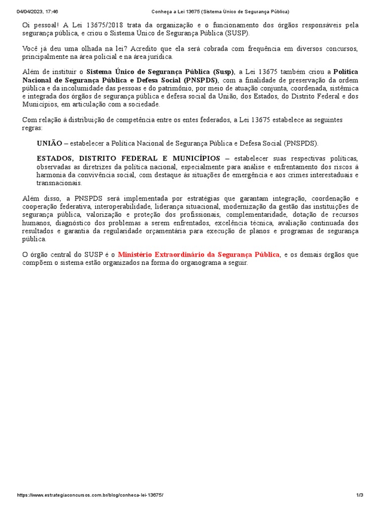 conhe-a-a-lei-13675-sistema-nico-de-seguran-a-p-blica-pdf