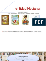 Taller Identidad Nacional: (Mes de Abril) Efemeride Dia Del Libro Y Derecho de Autor