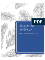 Reglement Interieur Du Liad PDF