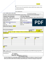 Compliance Record (Editable)