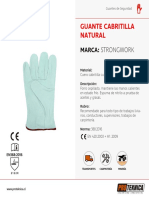 Guante Stone Cabritilla Natural 21111009 PDF