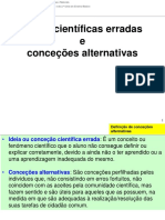 Aula - Ideias Científicas Erradas e CAs 13-14 PDF