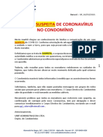 Caso de Suspeita de Coronavírus No Condomínio: Suspeito