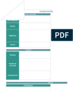 Plantilla Excel Plan Estrategico