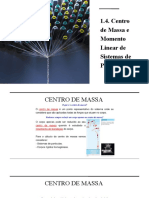 Centro de massa, momento linear e conservação