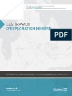 Travaux Exploration Miniere