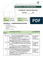 Examen Bimestriel Iv Bimestre 2022 PDF
