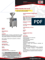 Ficha Tecnica Embutidora RS110 PDF