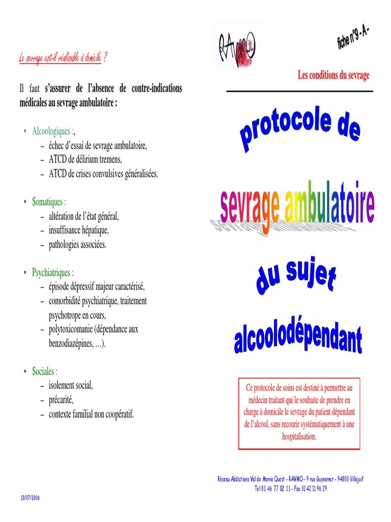 Sevrage Alcool | PDF