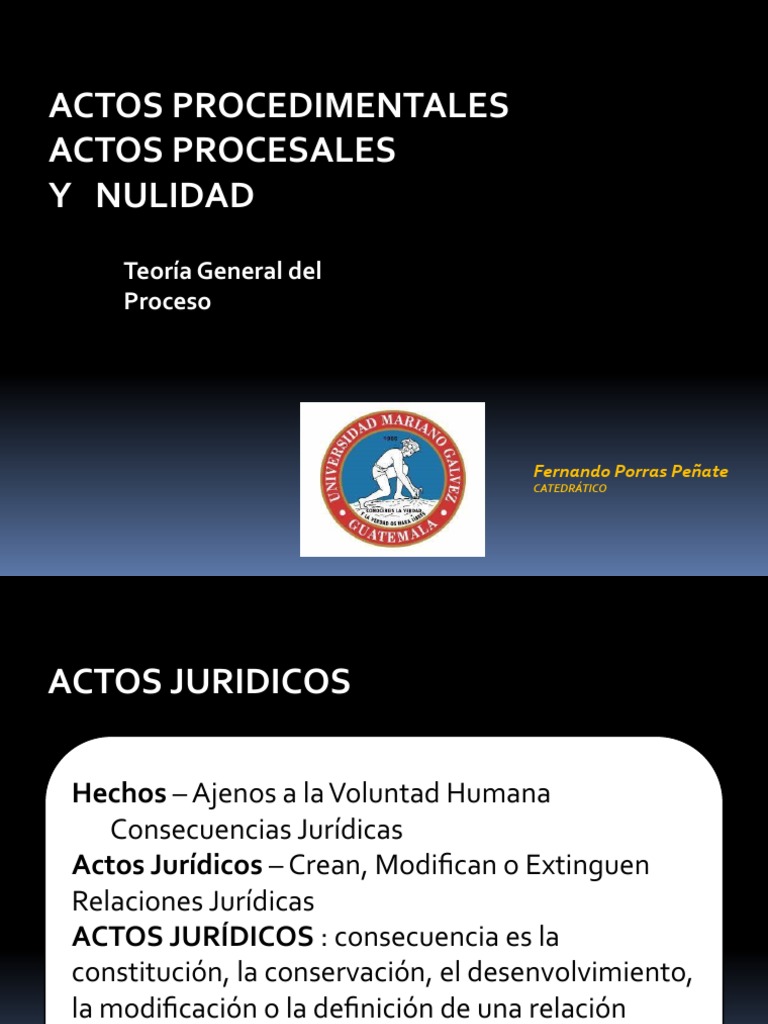 Entérate Sobre La Nulidad De Los Actos Procesales – CUEDHT