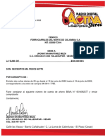 Cuenta de Cobro Fenoco PDF