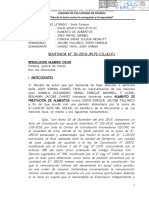 Sentencia de Proceso Por Alimentos