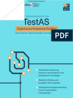 Vorbereitungsbuch Für Den TestAS Ingenieurwissenschaften - Technische Sachverhalte Formalisieren PDF