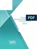 Universite Izleme Ve Degerlendirme Genel Raporu 2021 PDF