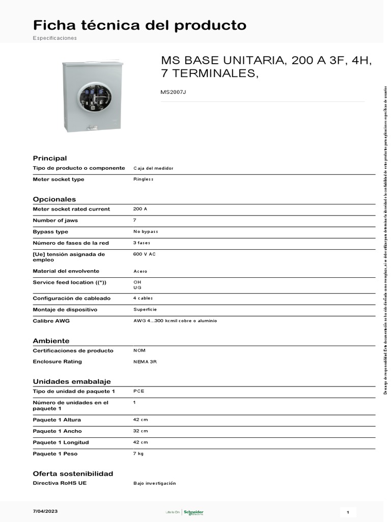 Bases de Medición Individuales - MS2007J PDF | PDF