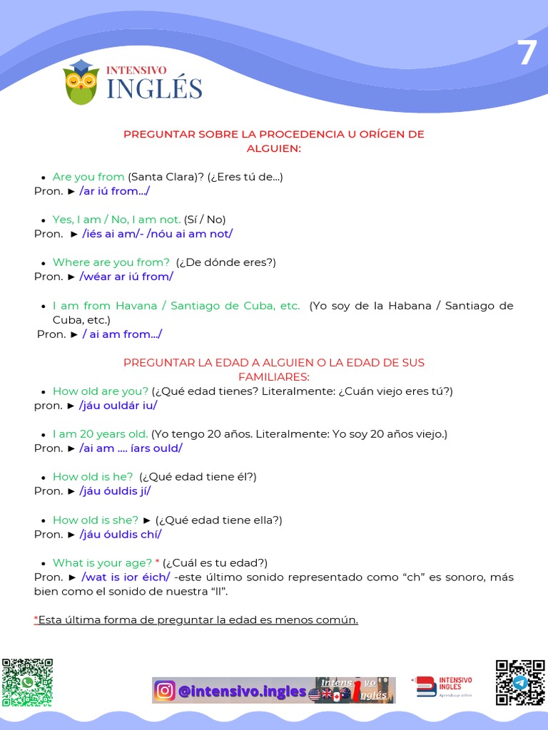 Curso Inglés Básico Parte 2 | PDF | Artes del Lenguaje y Comunicación