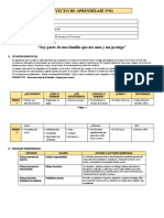 1° Grado - Proyecto de Aprendizaje N°01