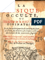 Vallemont de La Physique Occulte Ou Traite de La Baguette(1693)
