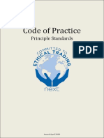 Code of Practice Principle Standards May19