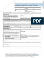 BSBPEF502 Outcome Sheet