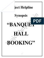 Project Helpline Banquet Hall Booking System