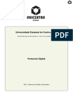 Universidade Estadual Do Centro-Oeste: Reconhecida Pelo Decreto Estadual N° 3.444, de 8 de Agosto de 1997