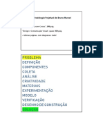 Cartões Bruno Munari Metodologia Projetual