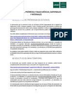 Plazos y Procedimiento para Prórrogas y Bajas Temporales y Médicas Modificado PDF