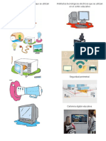 Artefactos tecnológicos eléctricos que se utilizan en el hogar y en el centro educativo