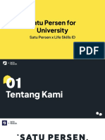 Proposal Satu Persen For University PDF