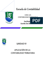 Material Unidad IV Aplicacion de La Contabilidad Impositiva PDF