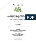 Phylocom Manual PDF