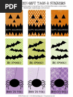 Download Halloween Gift Tags amp Stickers by TheTwinery SN64263971 doc pdf