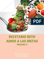 Recetario Adios A Las Dietas Semana Ii PDF