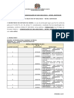 Resultado Da Convocação #004-005-2023 - Superior