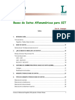 3 Bases de Datos para SIT