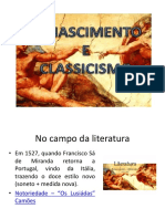 A literatura portuguesa no século XVI