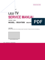 сервис мануал на английском LG 55UH7650 шасси UA64J PDF