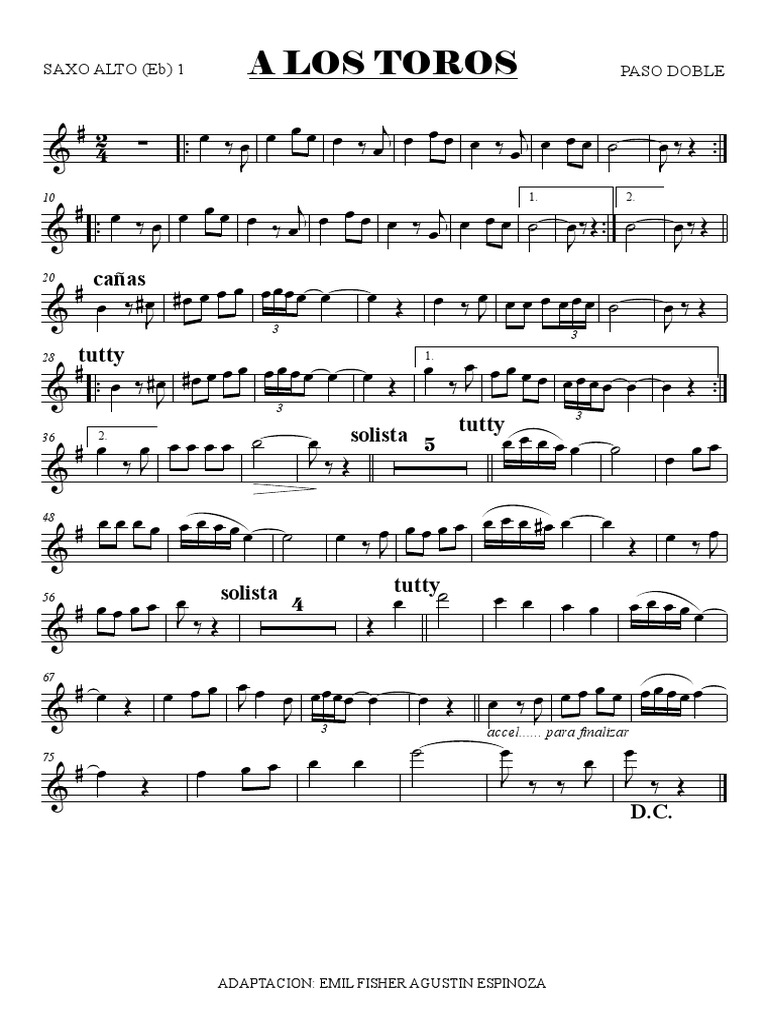 A Los Toros - P. D PDF | PDF